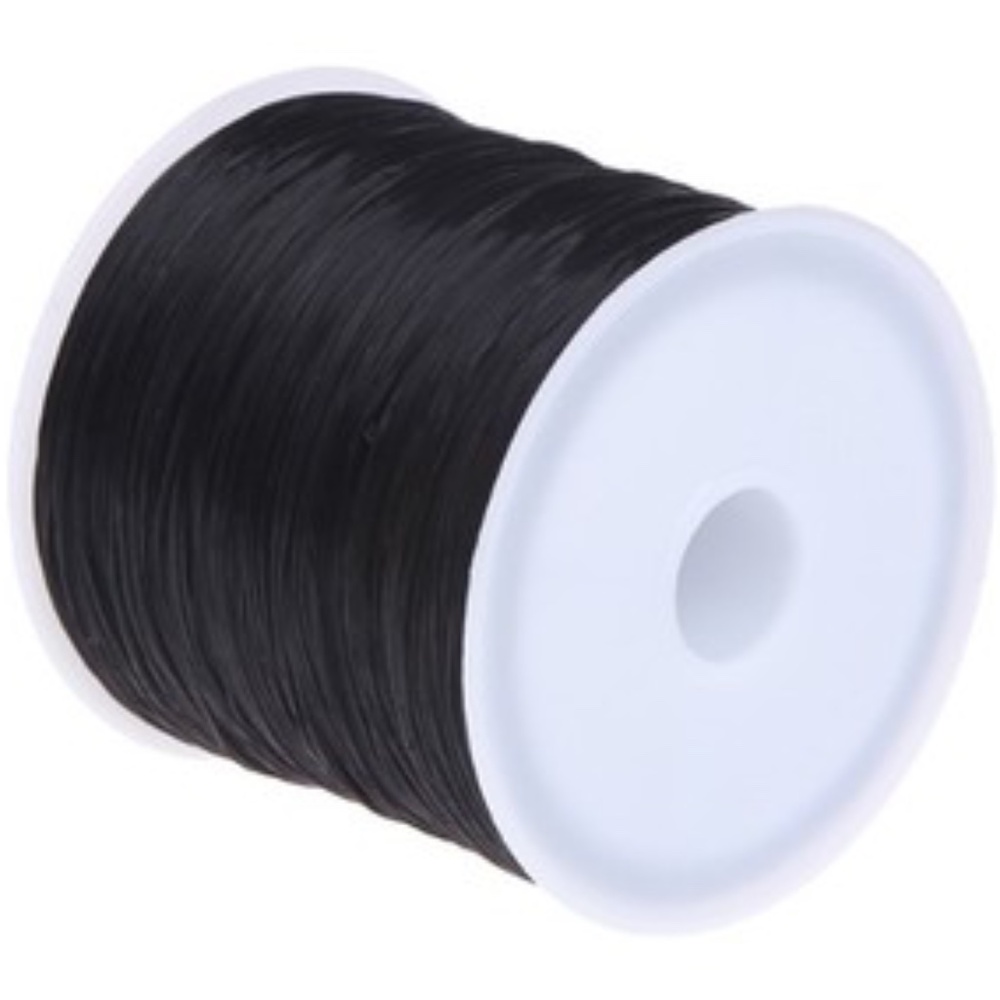 60m/Roll 0.8mm Jewelry Crystal Elastic Rope Beading Wire Bracelet Necklace Cord